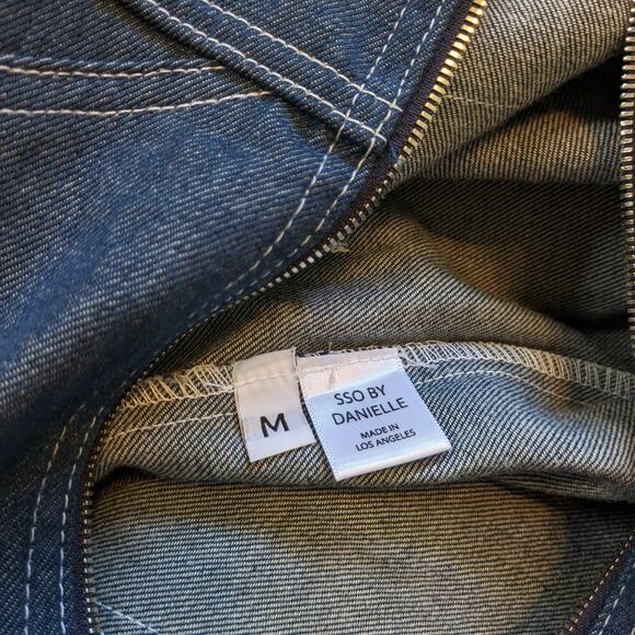 NWT SSO by Danielle denim boilersuit, medium - Picture 7 of 7